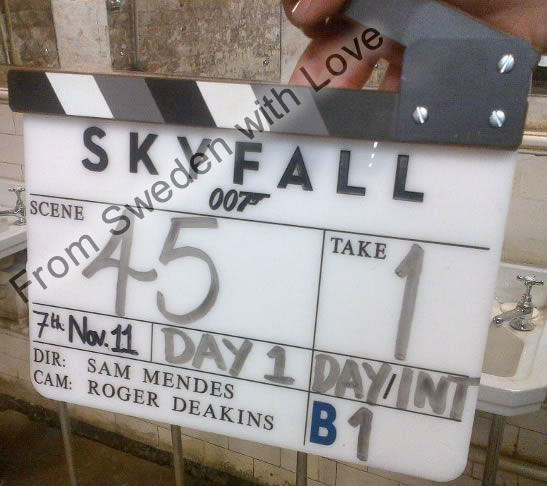 Skyfall officially filming