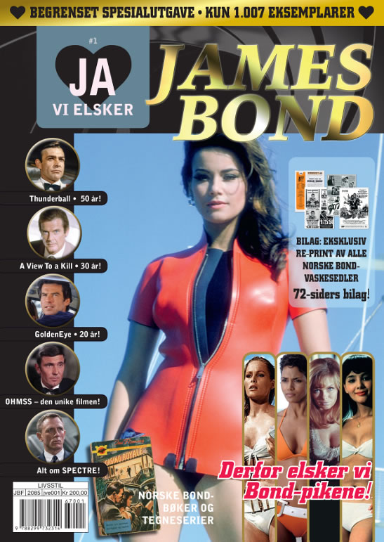 Ja Vi Elsker James Bond special Norwegian book