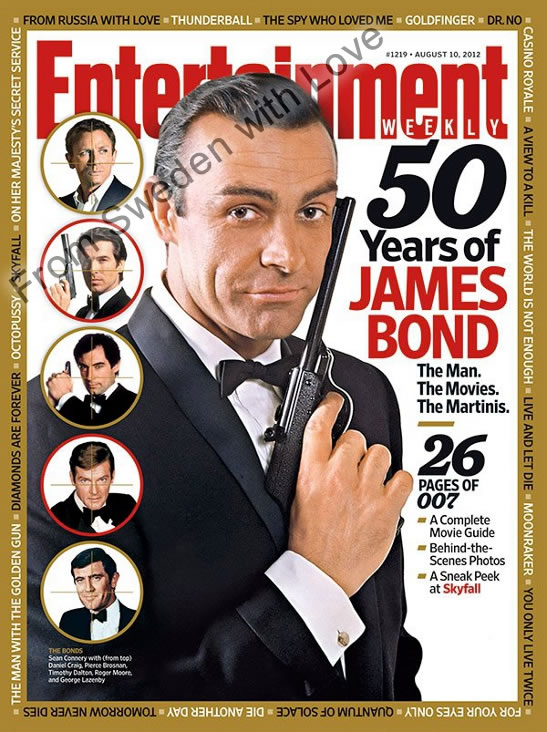 Entertainment Weekly James Bond 50th