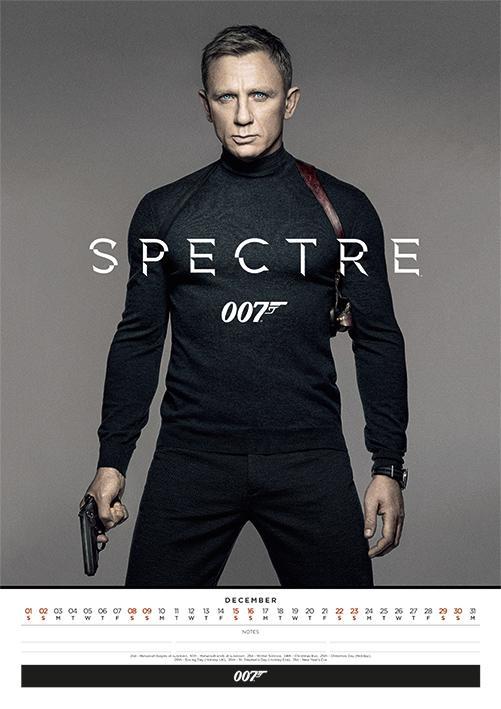 Daniel Craig James Bond 2018 Calendar