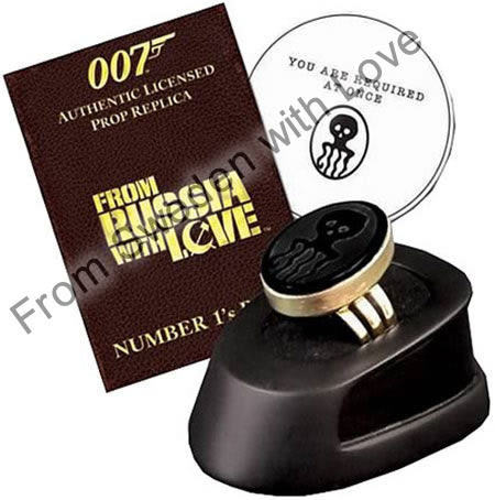 Officially licensed james bond spectre ring