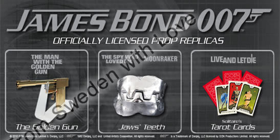 Officially licensed james bond prop replicas