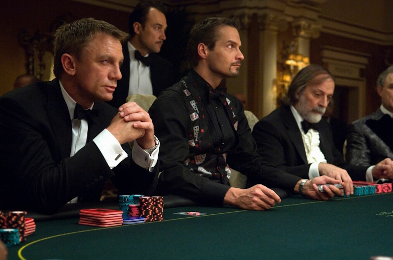 Casino Royale, poker, baccarat, film, Daniel Craig