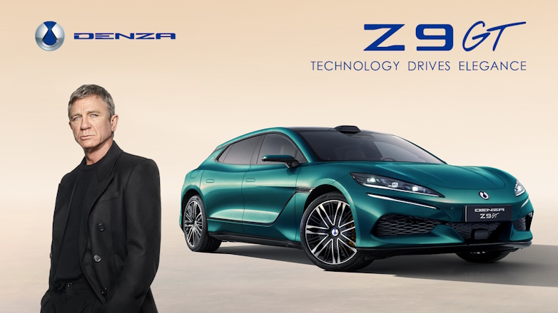 Daniel Craig, DENZA Z9GT, Byd, 2026