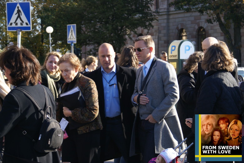 Daniel Craig i Stockholm 2008