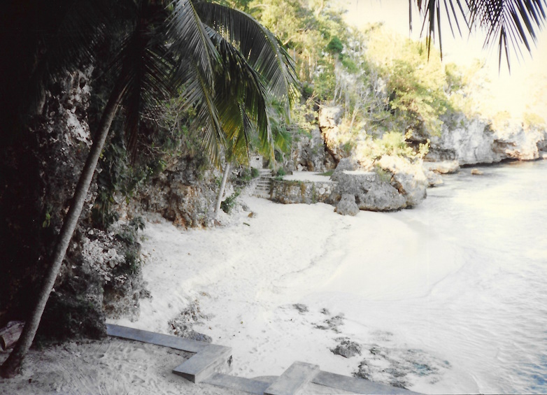 Goldeneye, Jamaica, beach, 1989