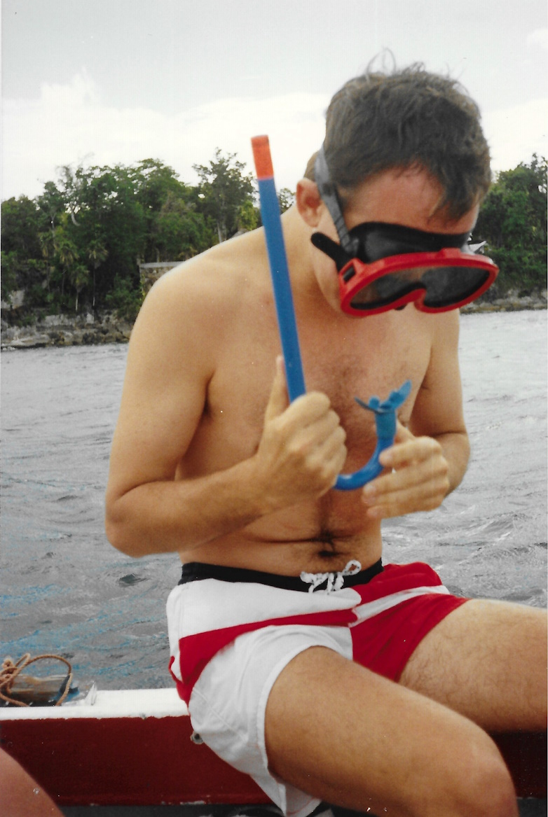 Goldeneye, Jamaica, snorkeling, Kevin Koltz, 1989