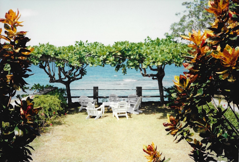 Goldeneye, Jamaica, ocean view, 1989