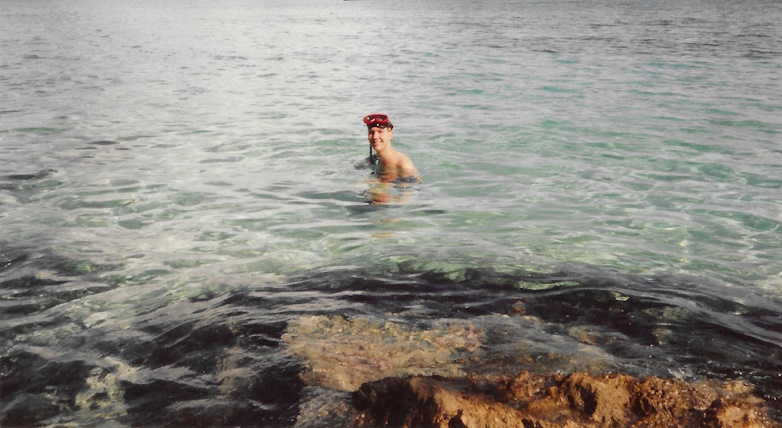 Kevin Koltz, Goldeneye, reef, Jamaica, 1989