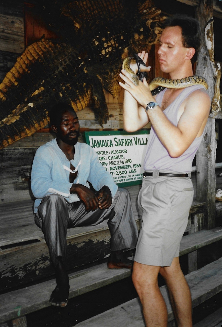Kevin Koltz, Reptile Center, Jamaica Swamp Safari Village, 1989