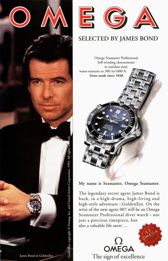 OMEGA, GoldenEye, Pierce Brosnan, 1995