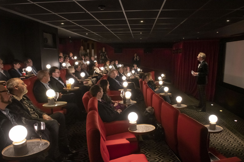 Simon Kidston introduces On Her Majesty's Secret Service at Curzon Cinema in London