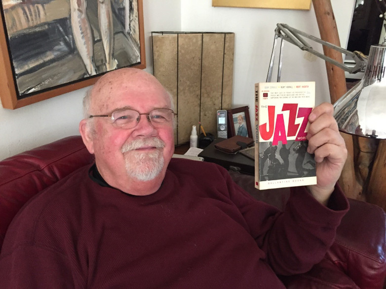 Putter Smith with Dom Cerulli’s 1961 paperback The Jazz Word