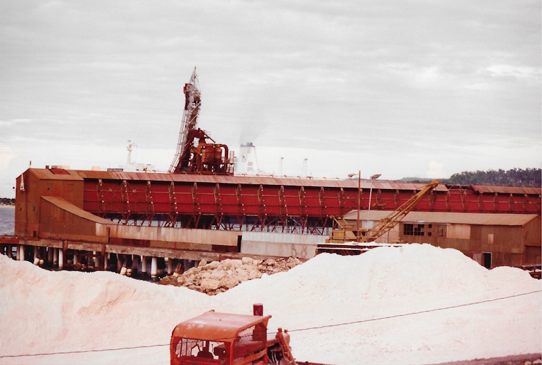 Reynold's Bauxite Docks, Jamaica, 1989
