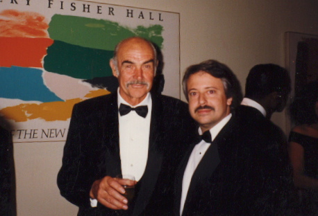 Mark Cerulli with Sean Connery in New York