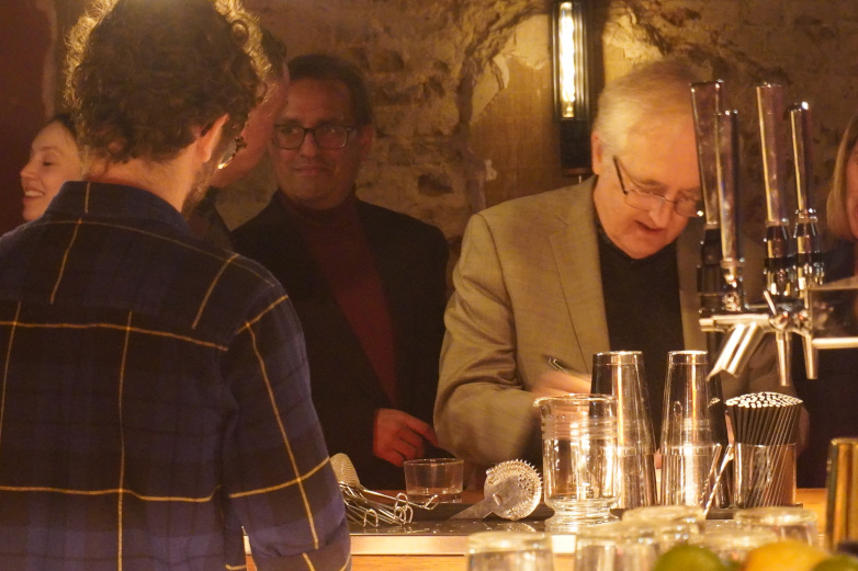 The Hook and The Eye, Ajay Chowdhury, Raymond Benson, London, launch
