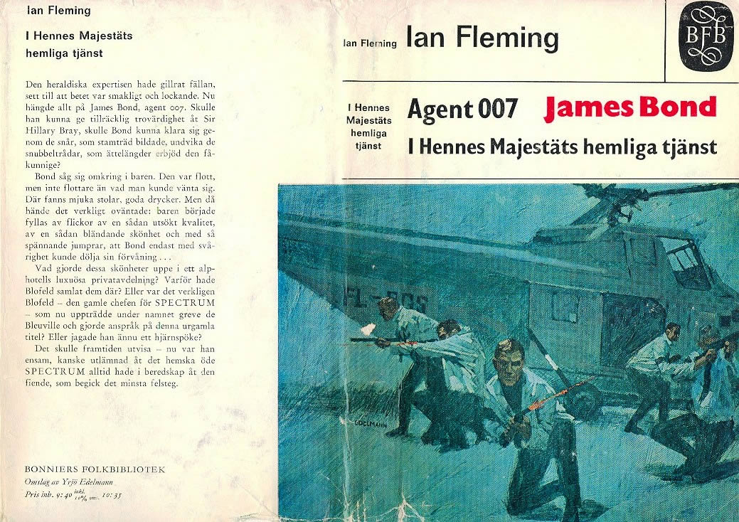 First edition of On Her Majesty's Secret Service