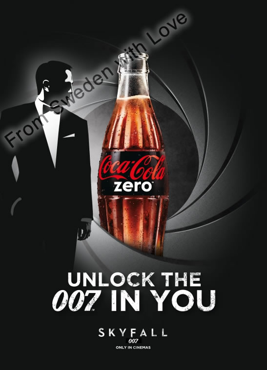 Bond Coke Zero Skyfall Sponsorship