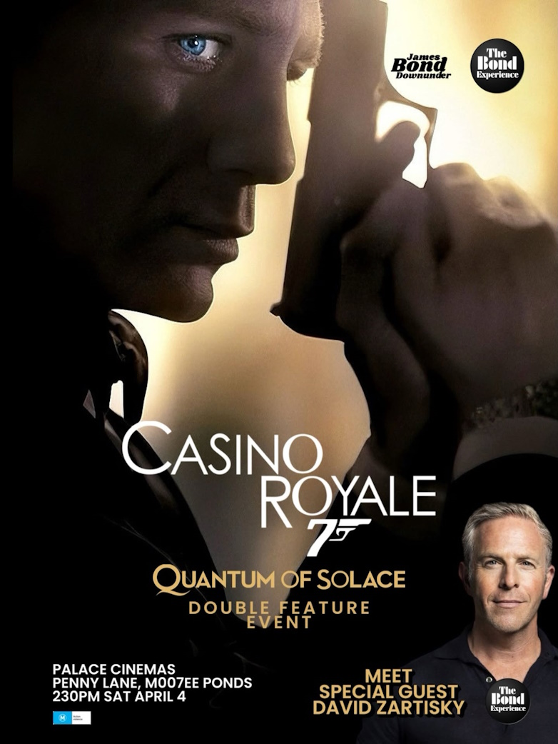 Casino Royale, Quantum of Solace, David Zaritsky, Melbourne