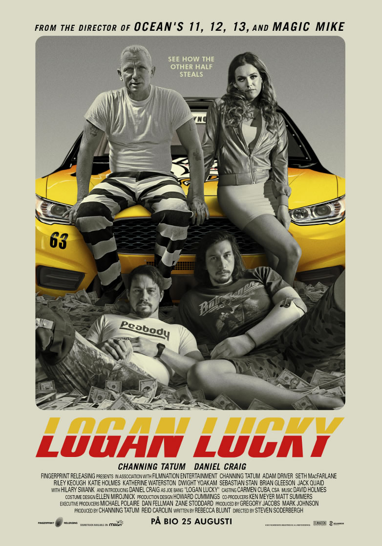 Daniel Craig Logan Lucky film poster
