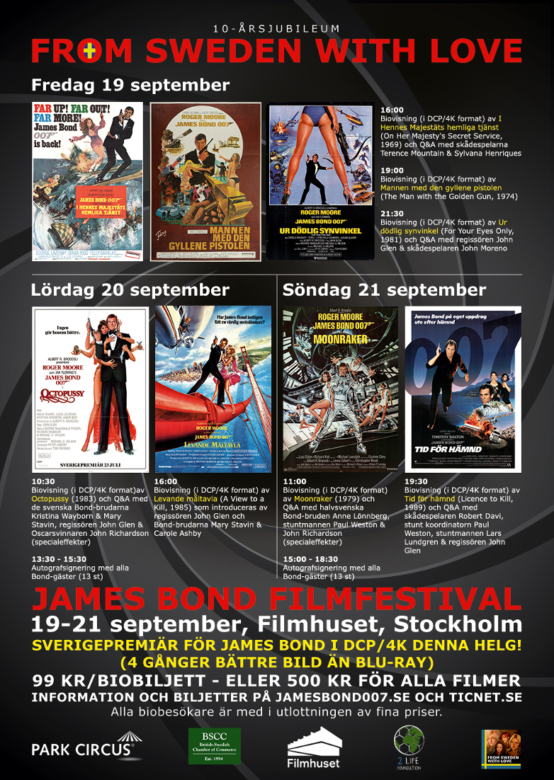 James Bond film festival Stockholm 2014