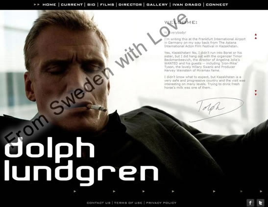 Dolph Lundgren official website