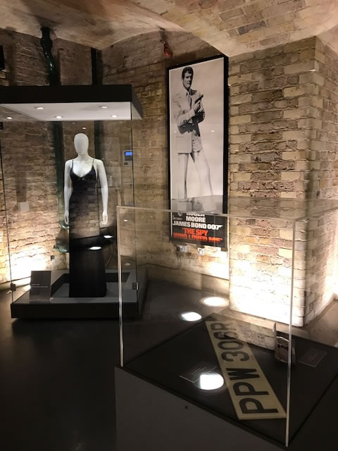 The Spy Who Loved Me exhibit at London Film Museum