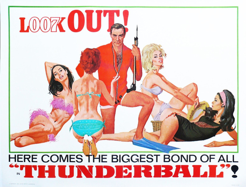 Thunderball Biggest Bond of all poster