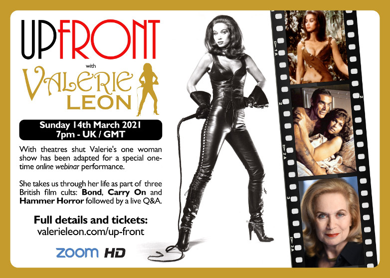Up Front with Valerie Leon online event