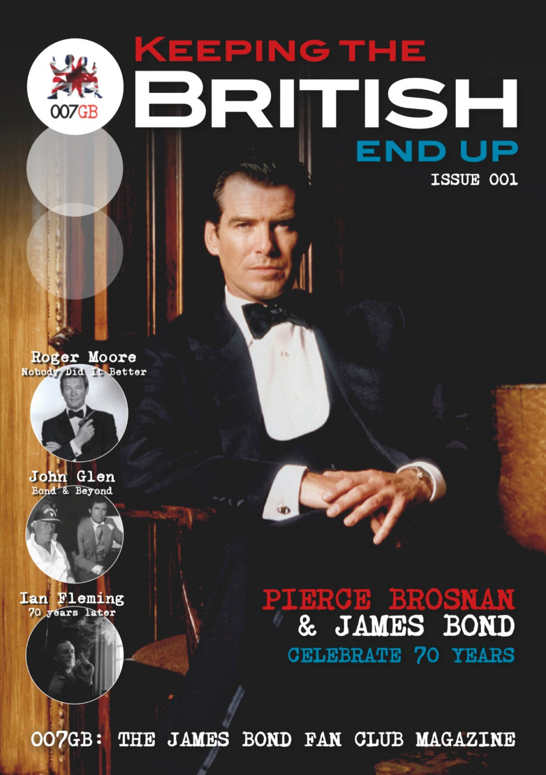Första numret av Keeping The British End Up! (brittiskt James Bond fanzine)