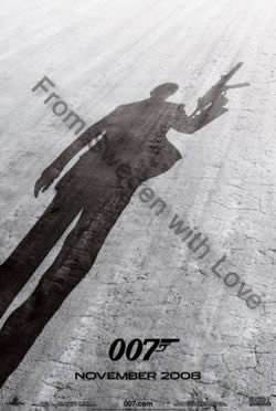 US one-sheet poster for Quantum of Solace (2008)