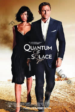 Teaser poster for Quantum of Solace (2008)