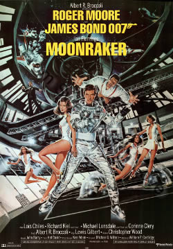 US one sheet poster for Moonraker (1979)