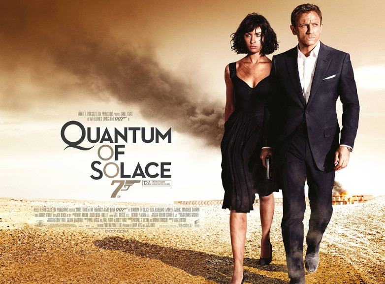 Quantum of Solace UK quad poster