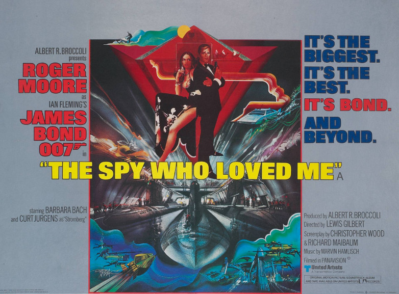 Alskade spion brittisk filmaffisch