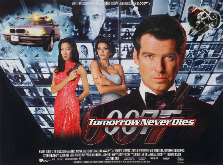 Tomorrow Never Dies brittisk filmaffisch