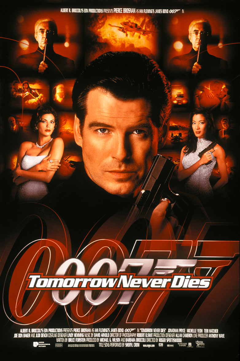 US one sheet poster for Tomorrow Never Dies (1997)