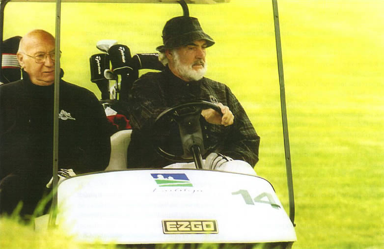 Sean Connery Tony Teiger golf