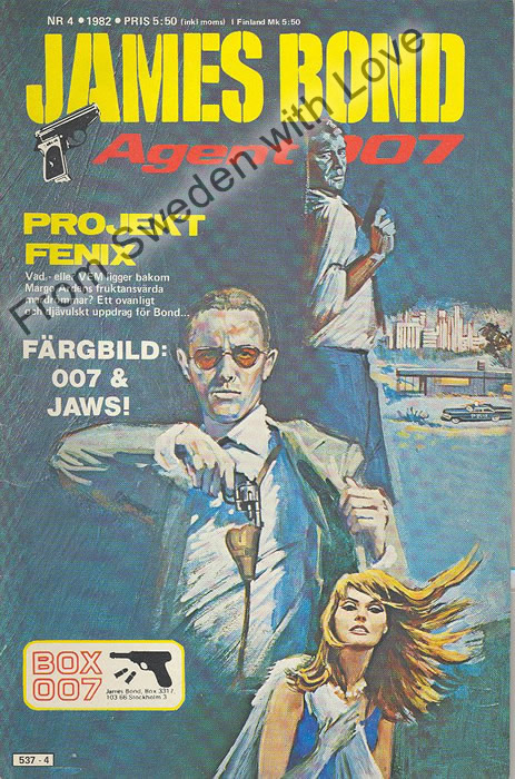 AGENT JAMES BOND 007 no 4 of 8, 1982