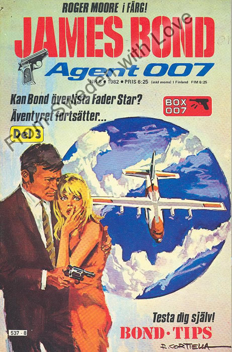 AGENT JAMES BOND 007 no 8 of 8, 1982