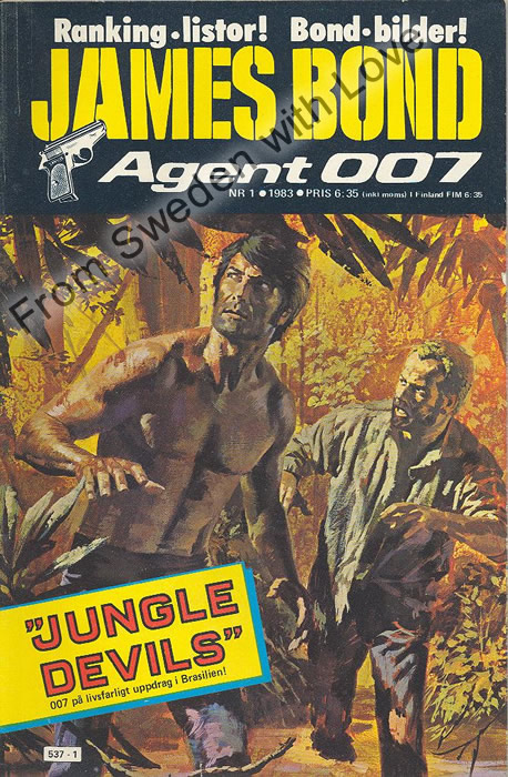 AGENT JAMES BOND 007 no 1 of 8, 1983
