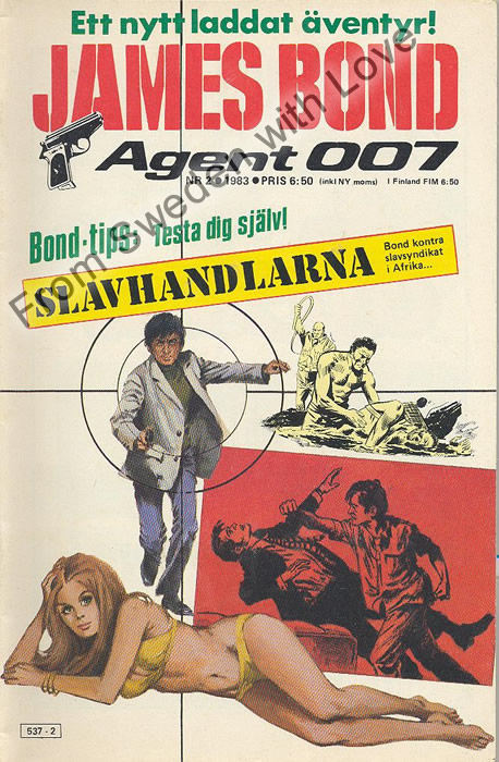 AGENT JAMES BOND 007 no 2 of 8, 1983