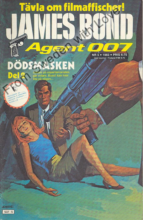 AGENT JAMES BOND 007 no 5 of 8, 1983