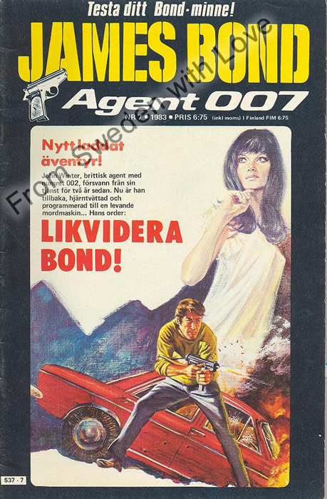 AGENT JAMES BOND 007 no 7 of 8, 1983