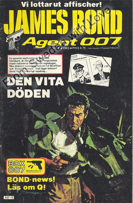 AGENT JAMES BOND 007 no 8 of 8, 1983