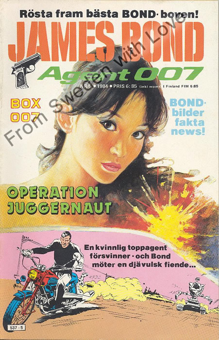 AGENT JAMES BOND 007 no 5 of 8, 1984