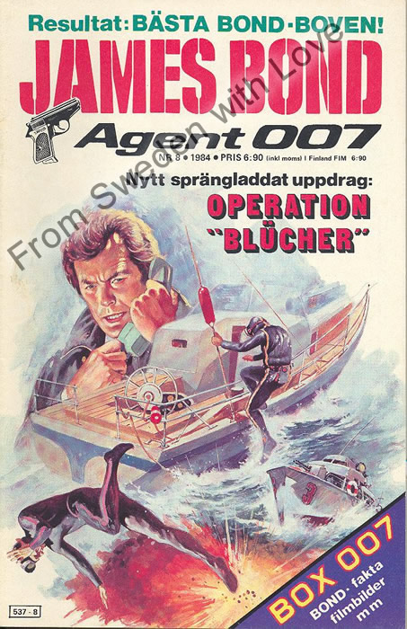 AGENT JAMES BOND 007 no 8 of 8, 1984