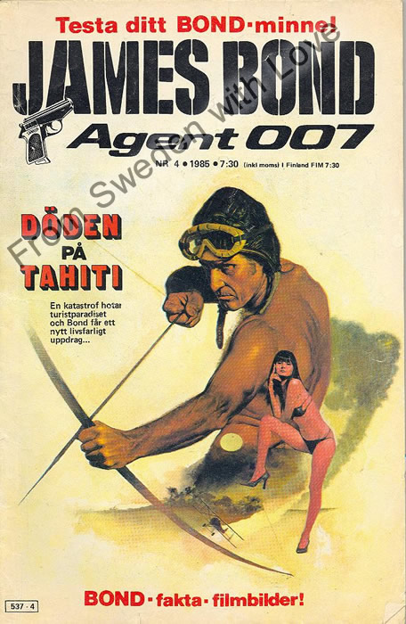 AGENT JAMES BOND 007 no 4 of 8, 1985