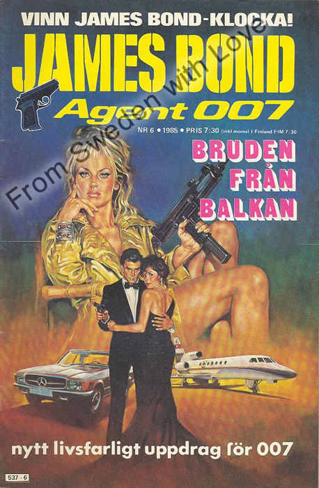 AGENT JAMES BOND 007 no 6 of 8, 1985