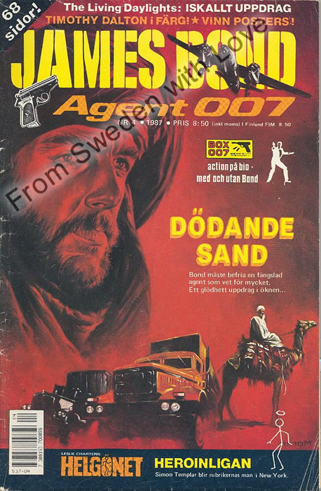 AGENT JAMES BOND 007 no 4 of 12, 1987
